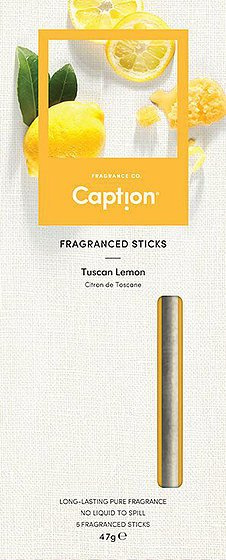 Enviroscent Caption patyczki zapachowe dyfuzor naturalny z papieru 6 szt - Tuscan Lemon